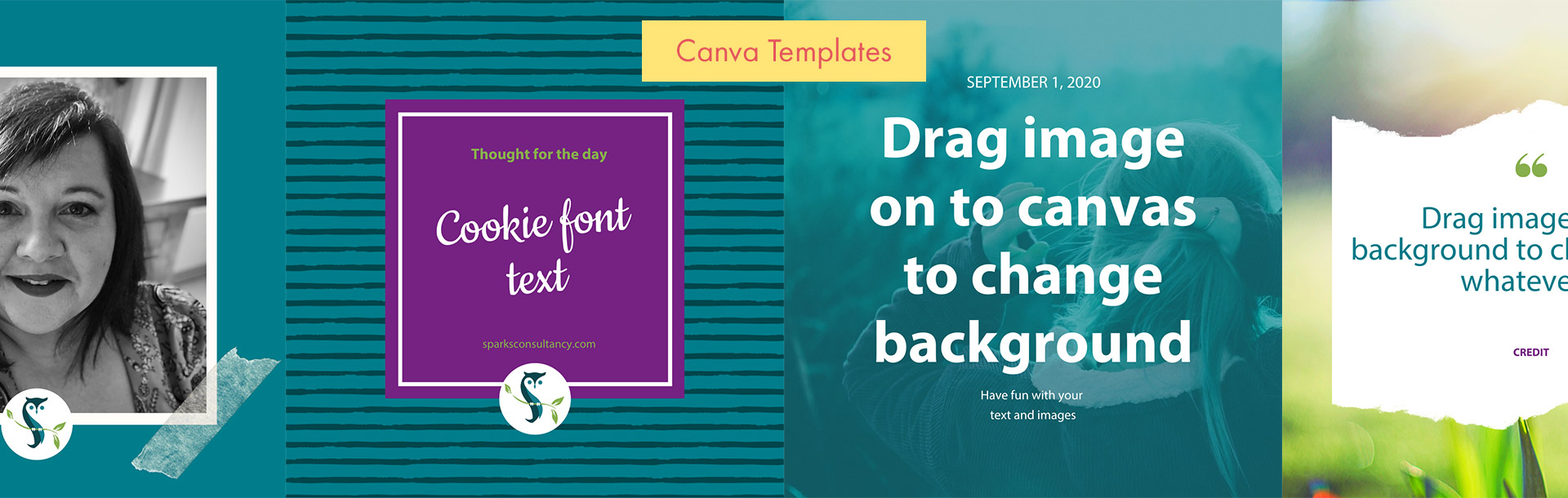 Sparks Consultancy Canva templates