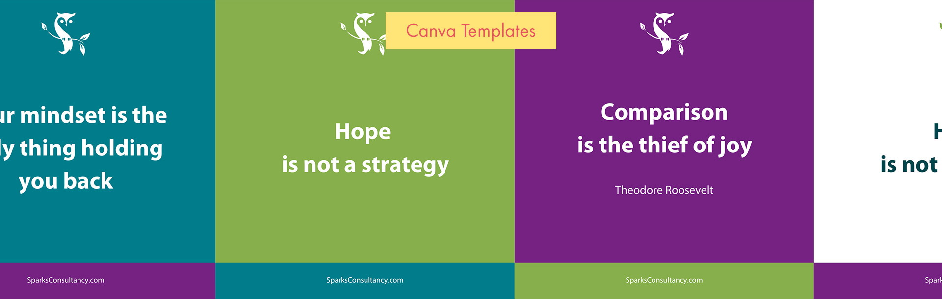 Sparks Consultancy Canva templates